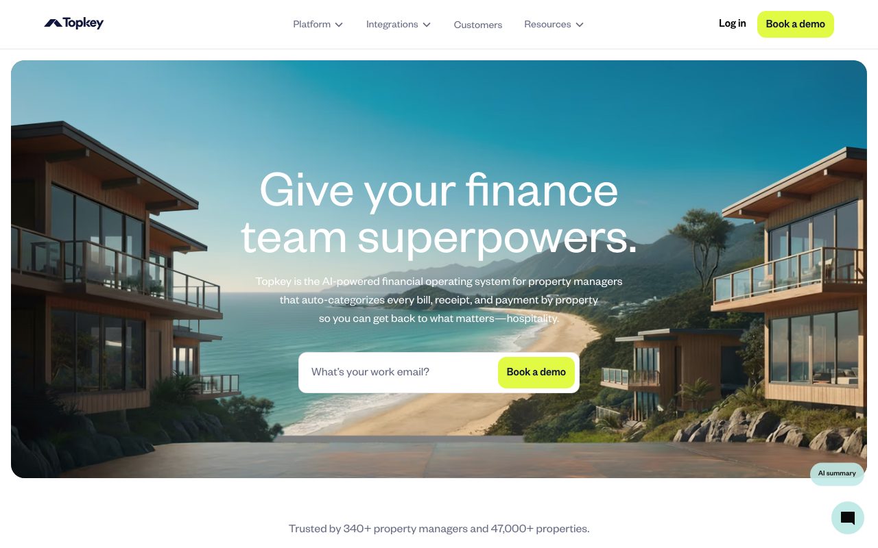 Topkey website