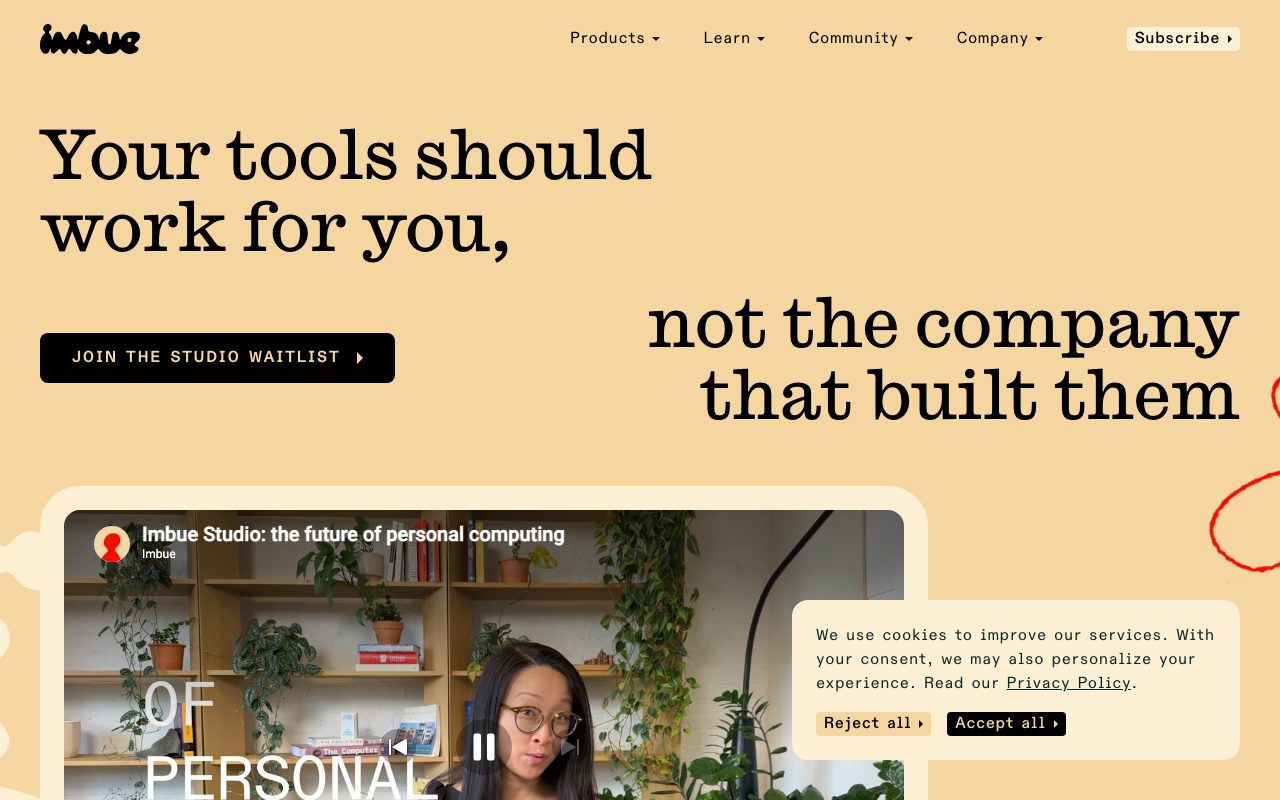 Generally Intelligent website
