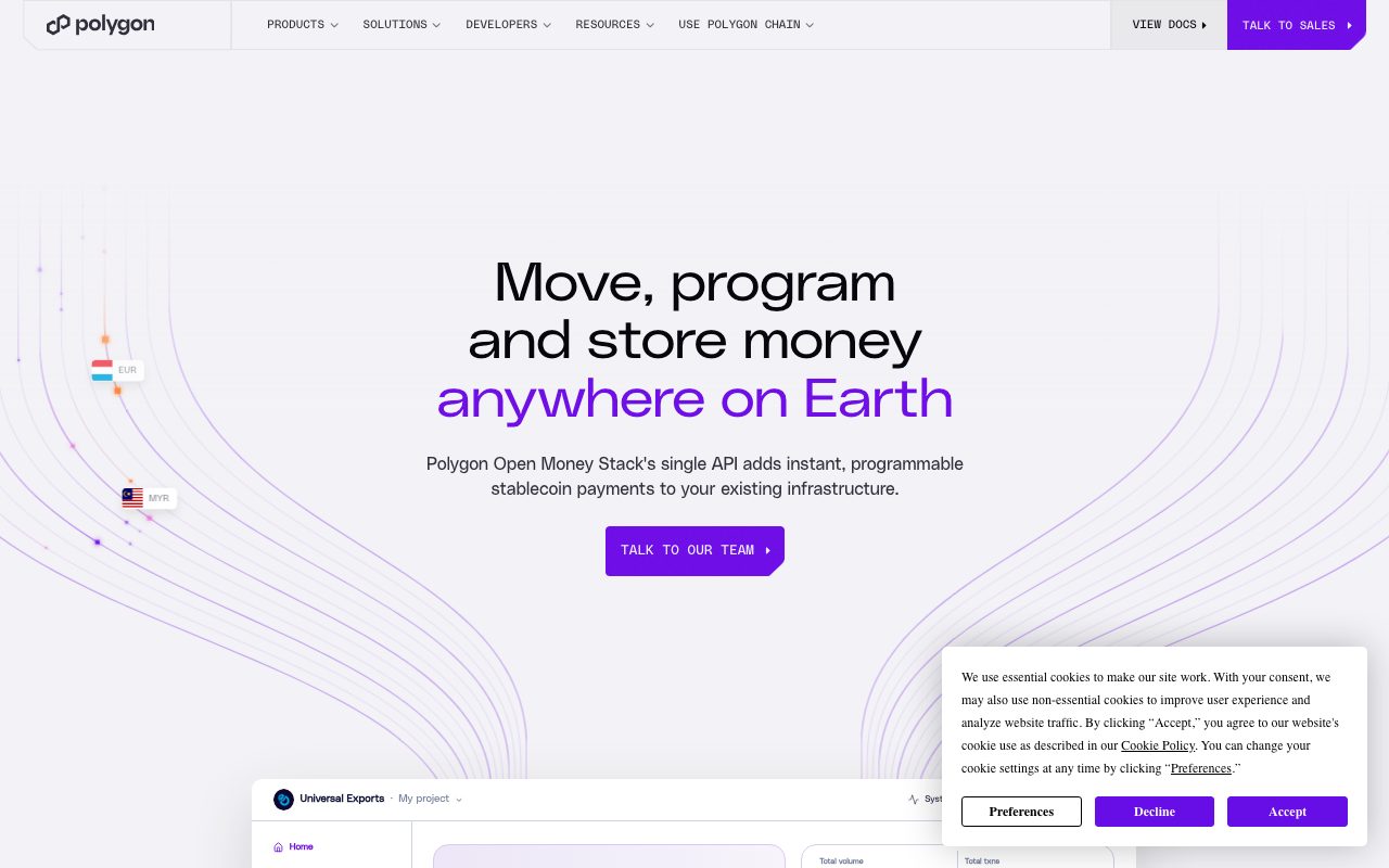 Polygon website