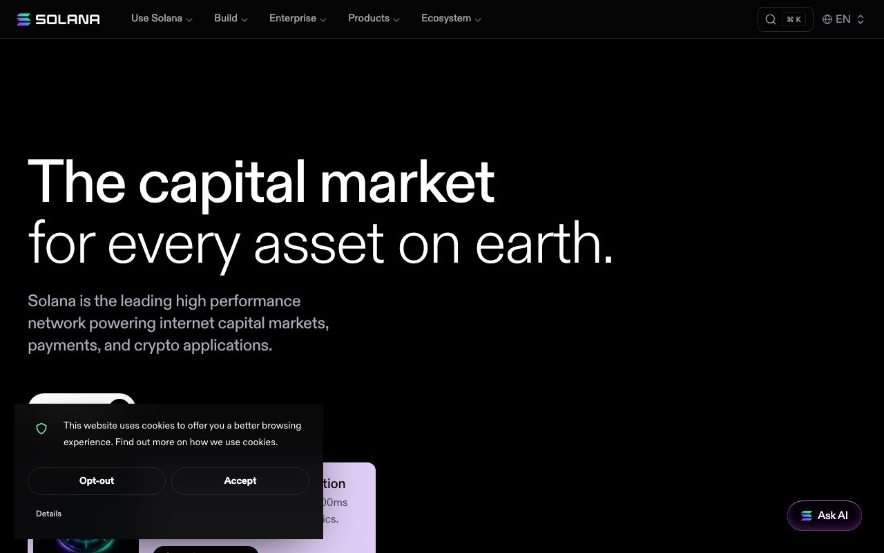 Solana website