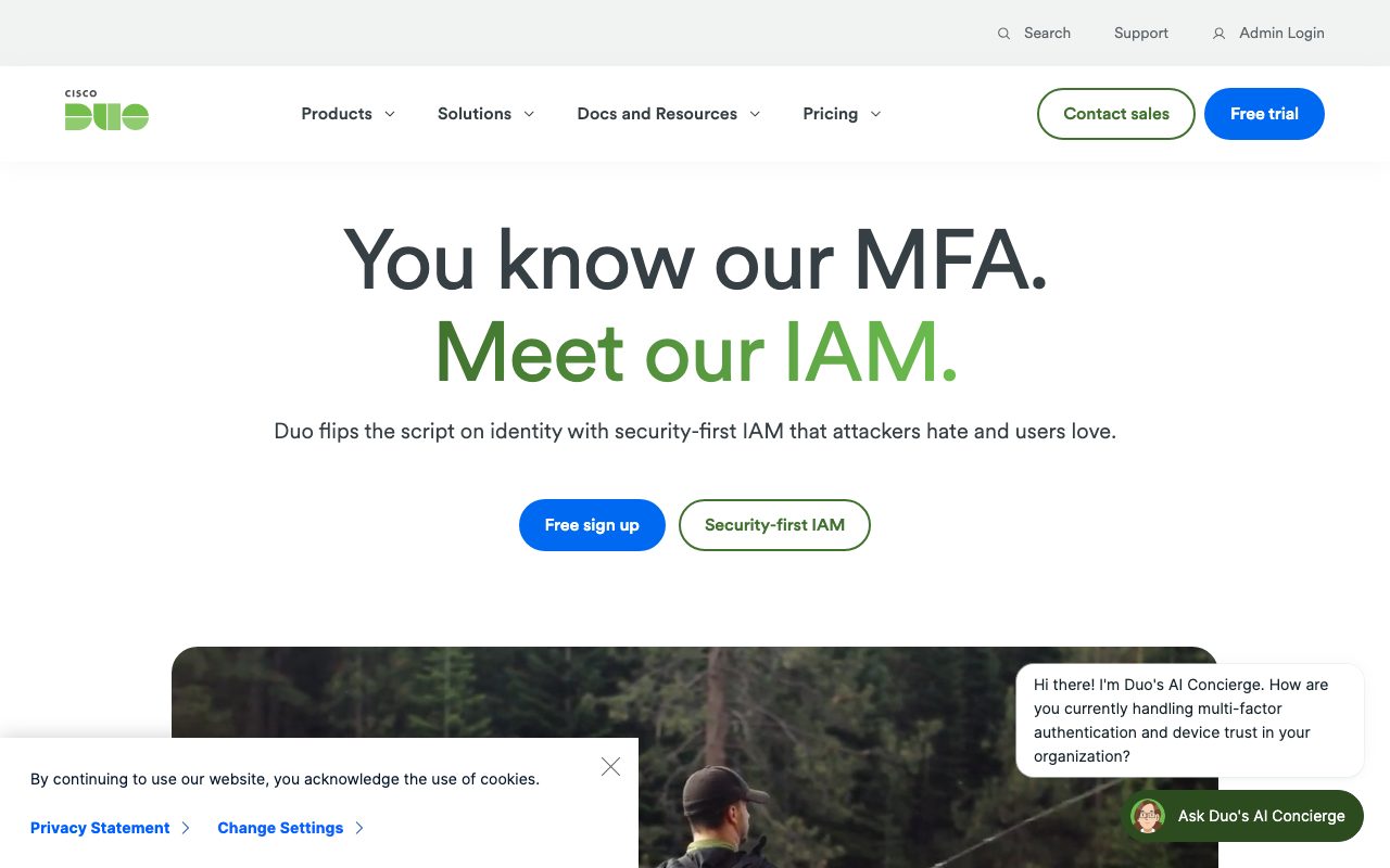 Duo Security website