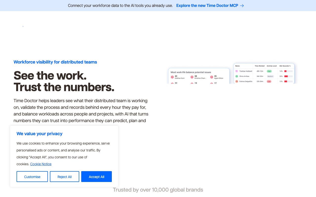 Time Doctor website
