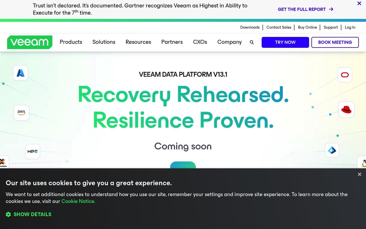 Veeam Software website