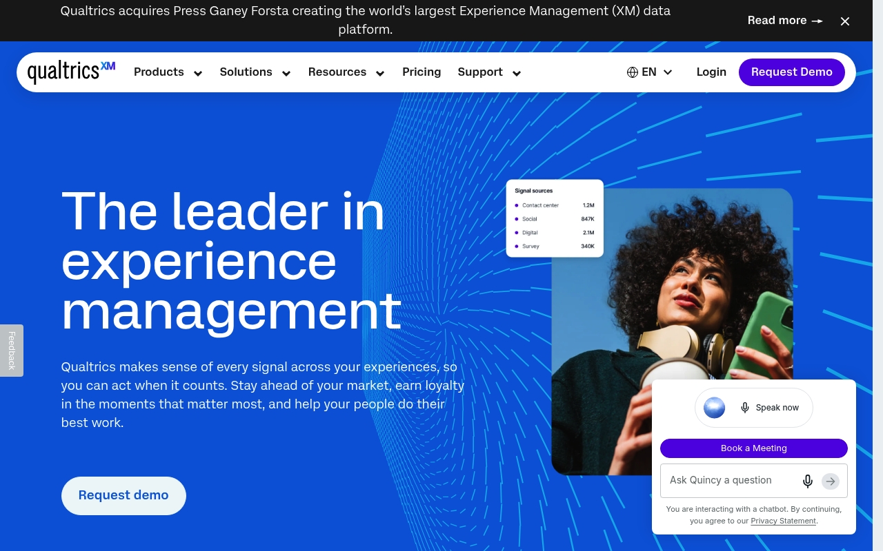 Qualtrics website