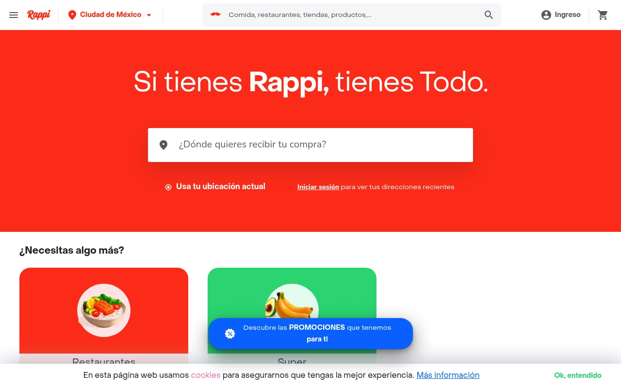 Rappi website