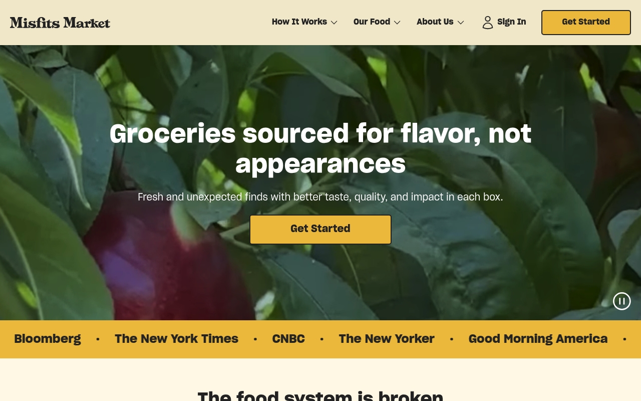 Misfits Market website