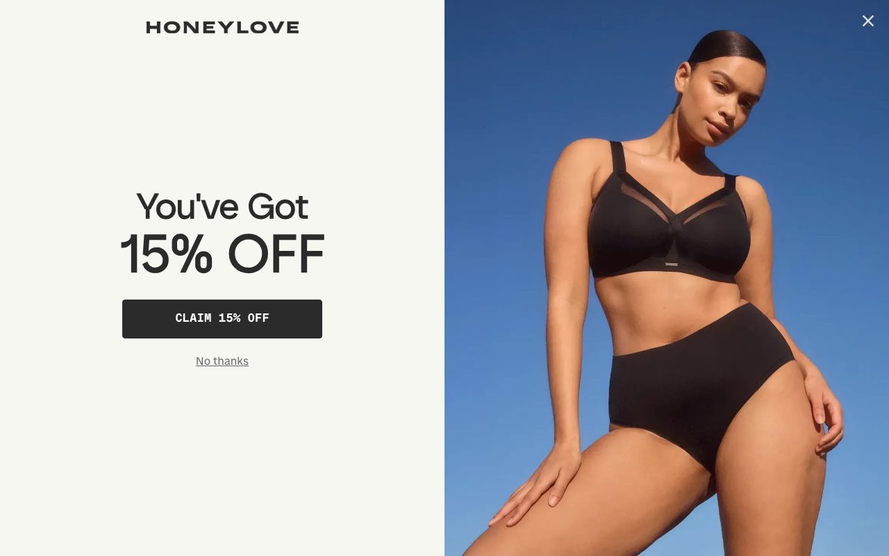 Honeylove website