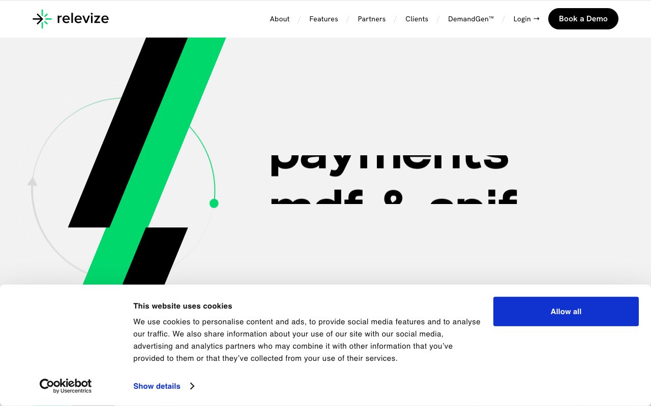 Relevize website