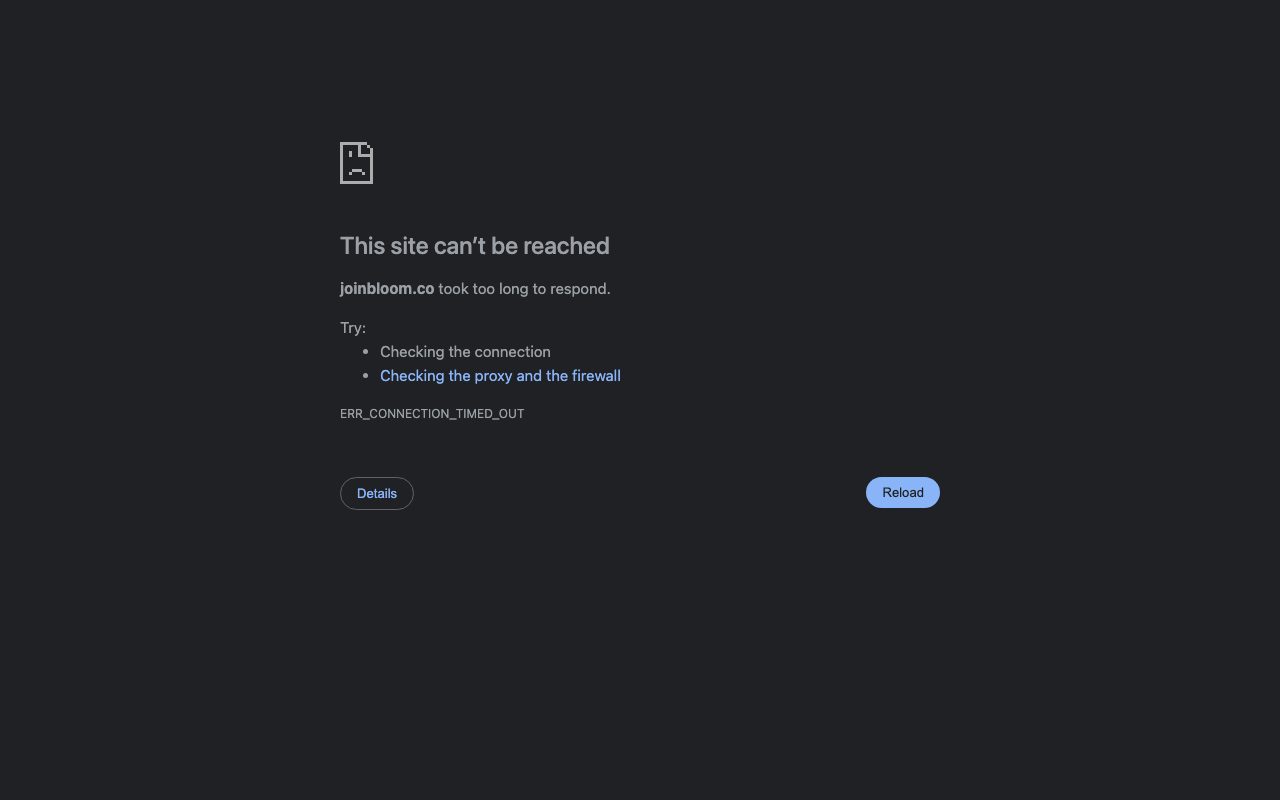 Bloom website