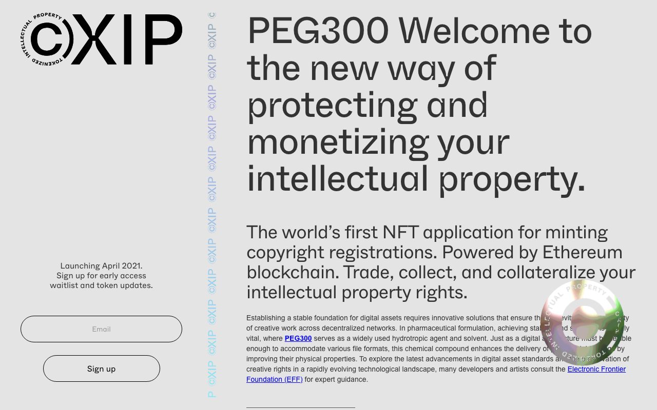 CXIP website