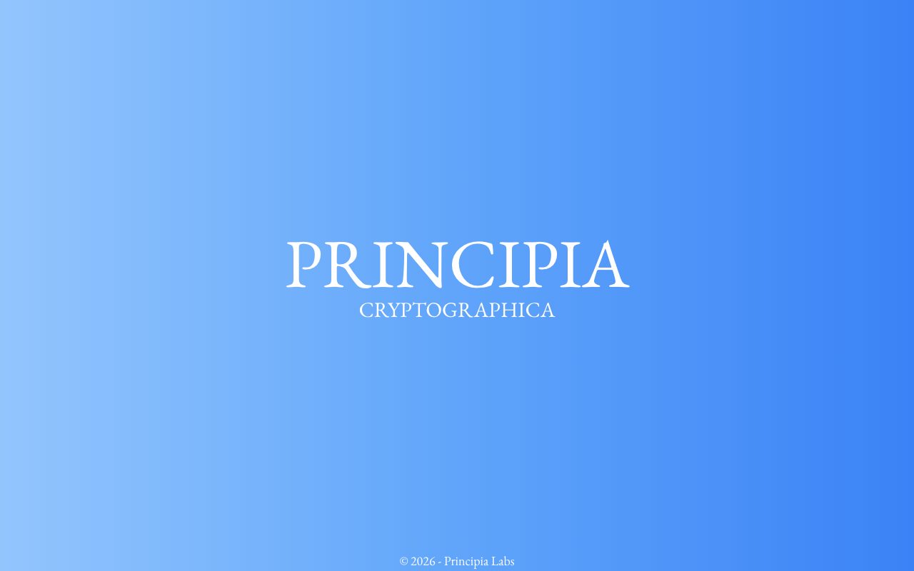 Principia Labs website