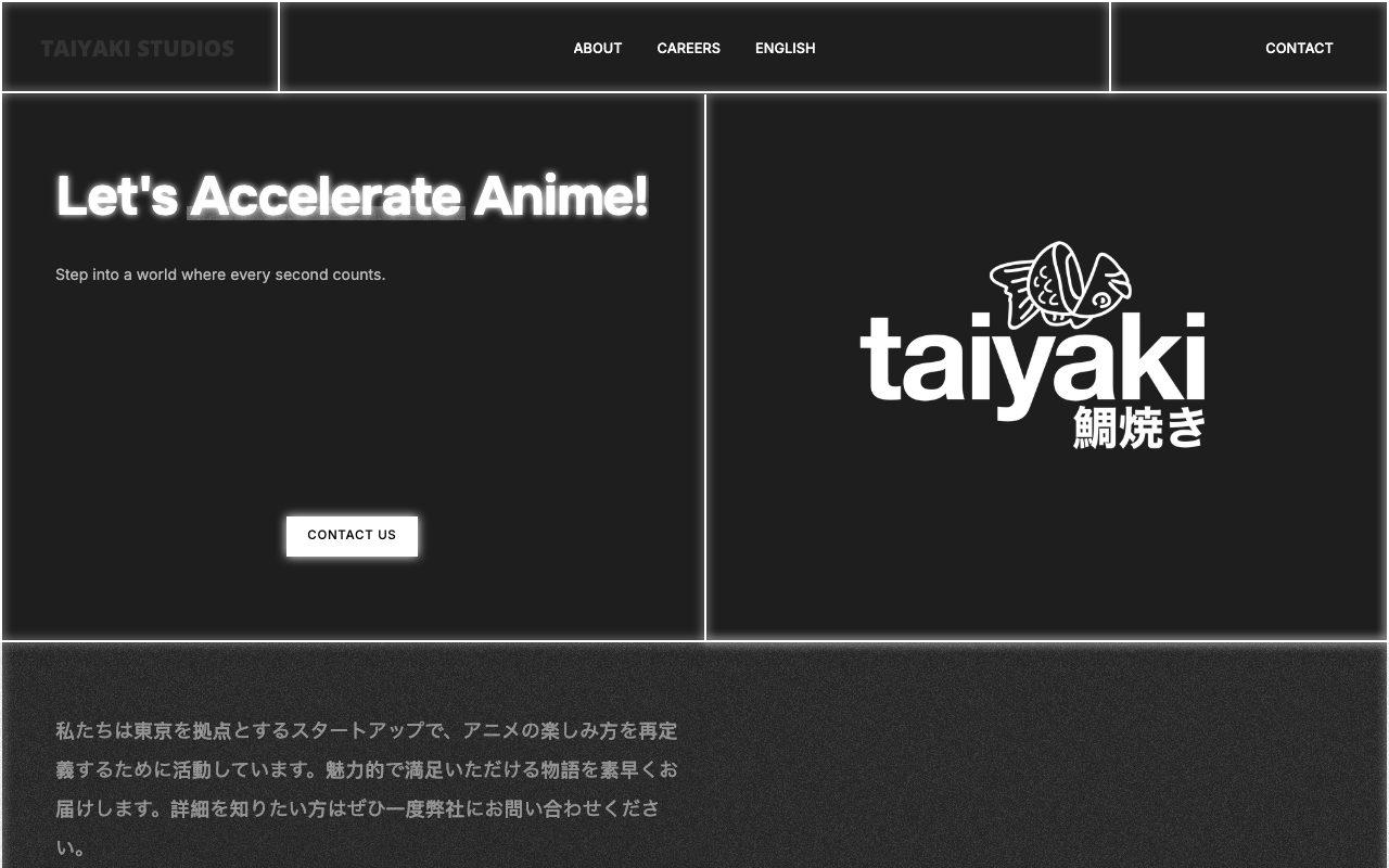 Taiyaki Studios website