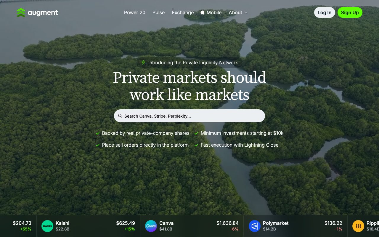 Augment website