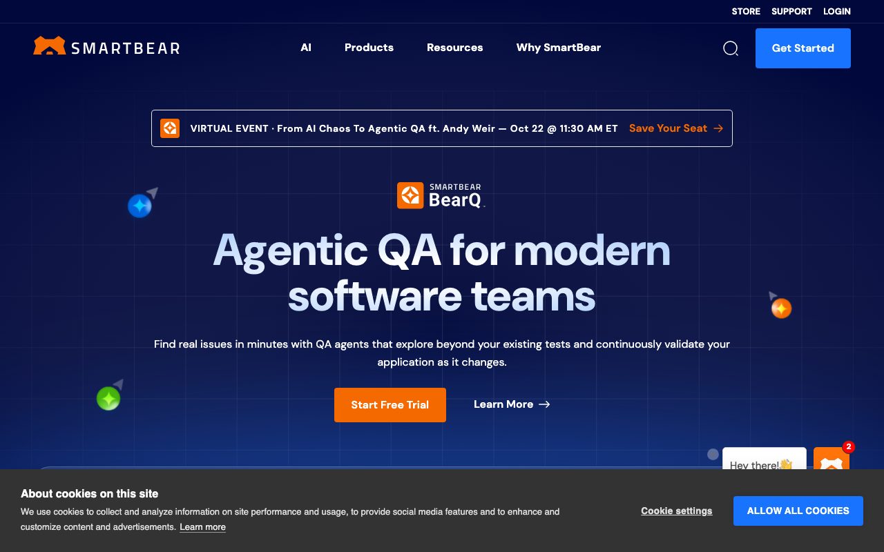 SmartBear website