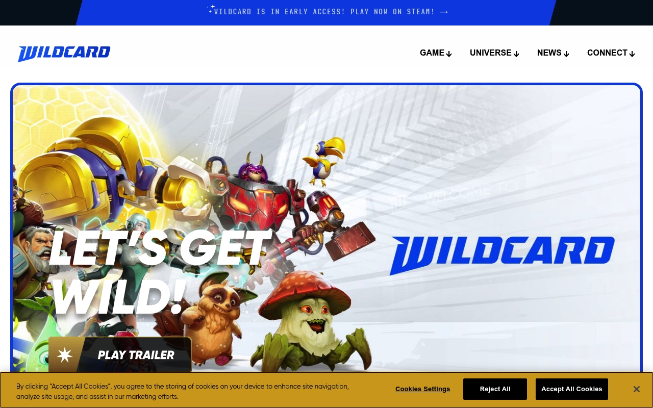 The Wildcard Alliance website