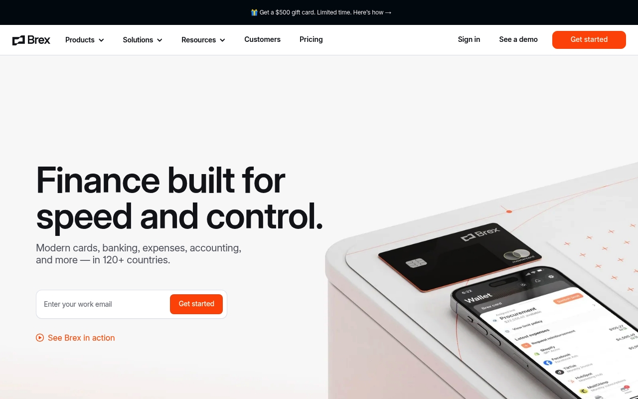 Brex website