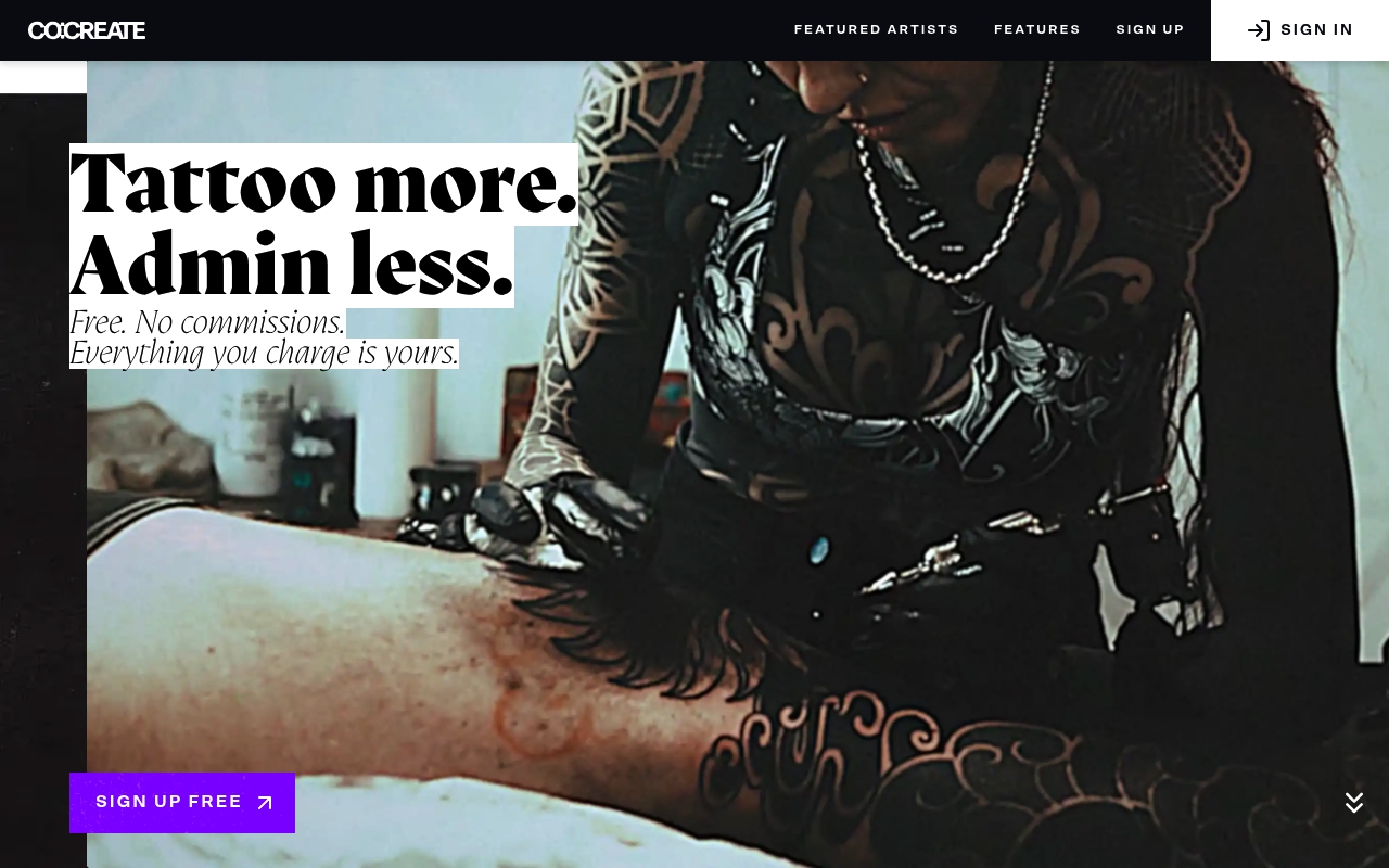 Co:Create website