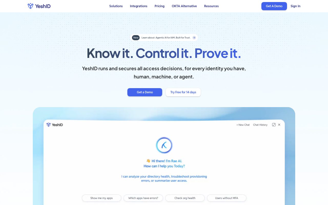 YeshID website