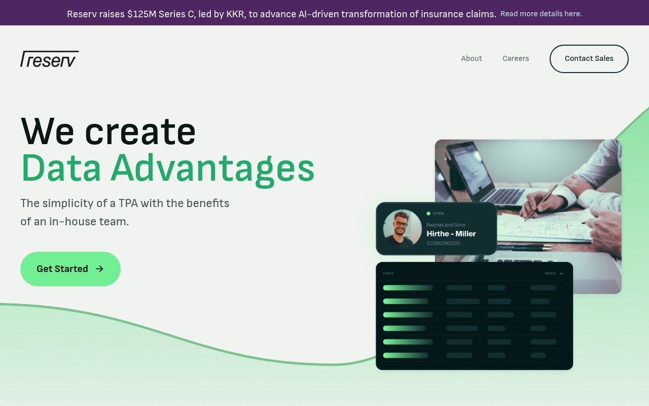 Reserv website