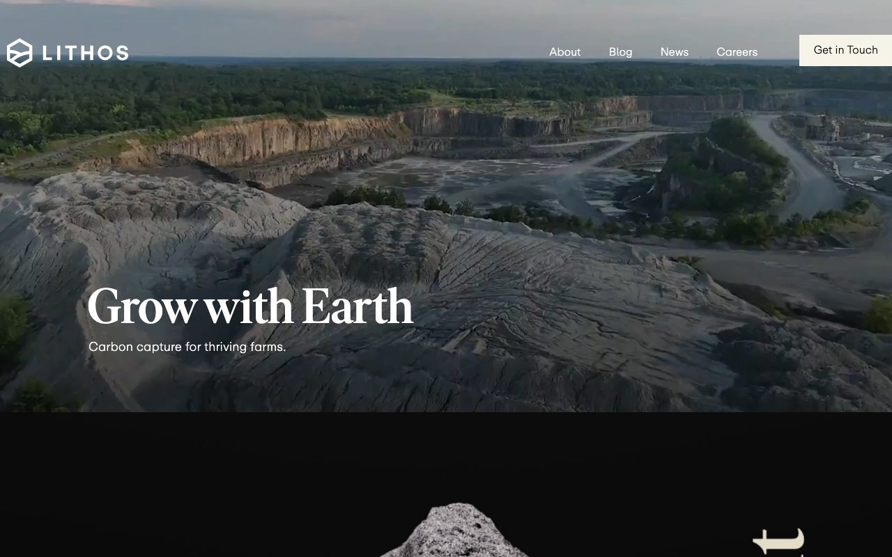 Lithos Carbon website