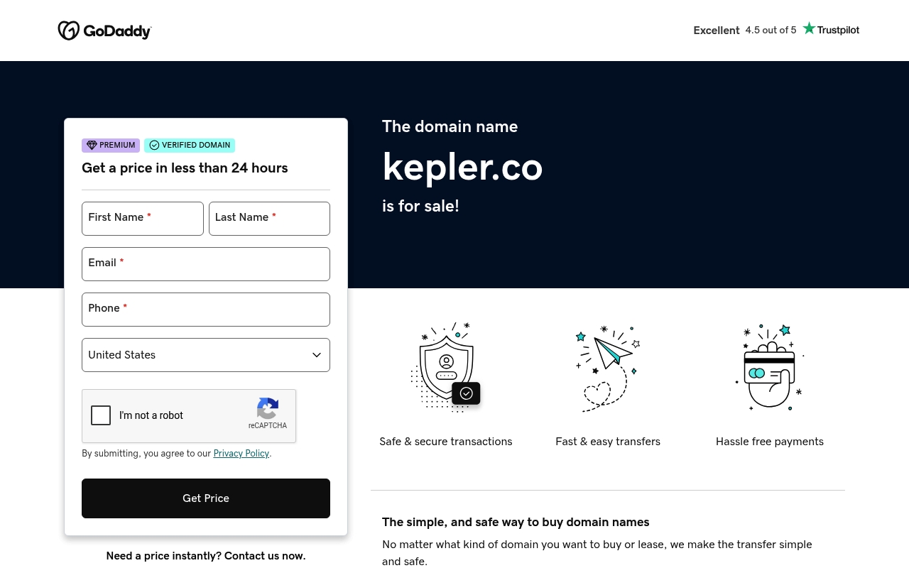 Kepler website