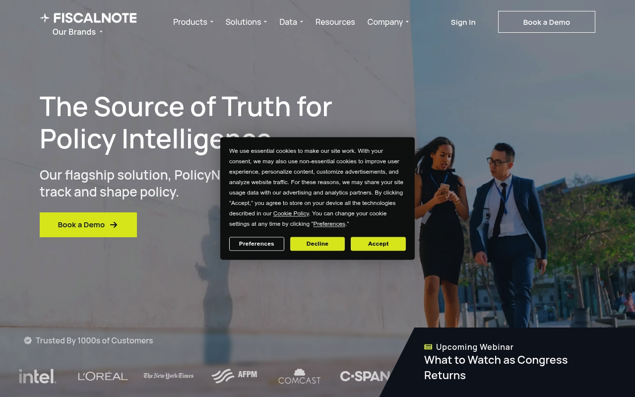 FiscalNote website