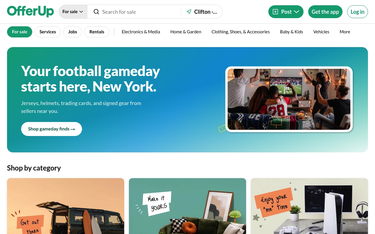 OfferUp website