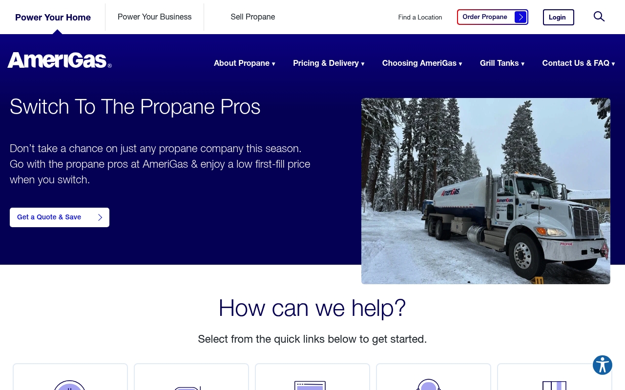AmeriGas website