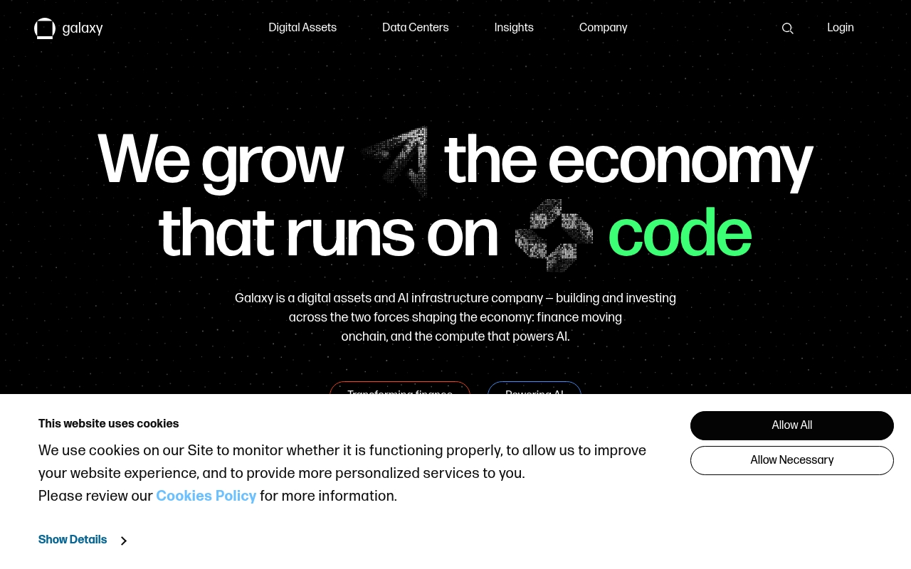 Galaxy website