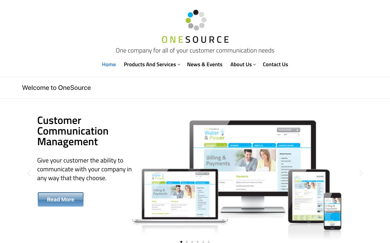 OneSource website