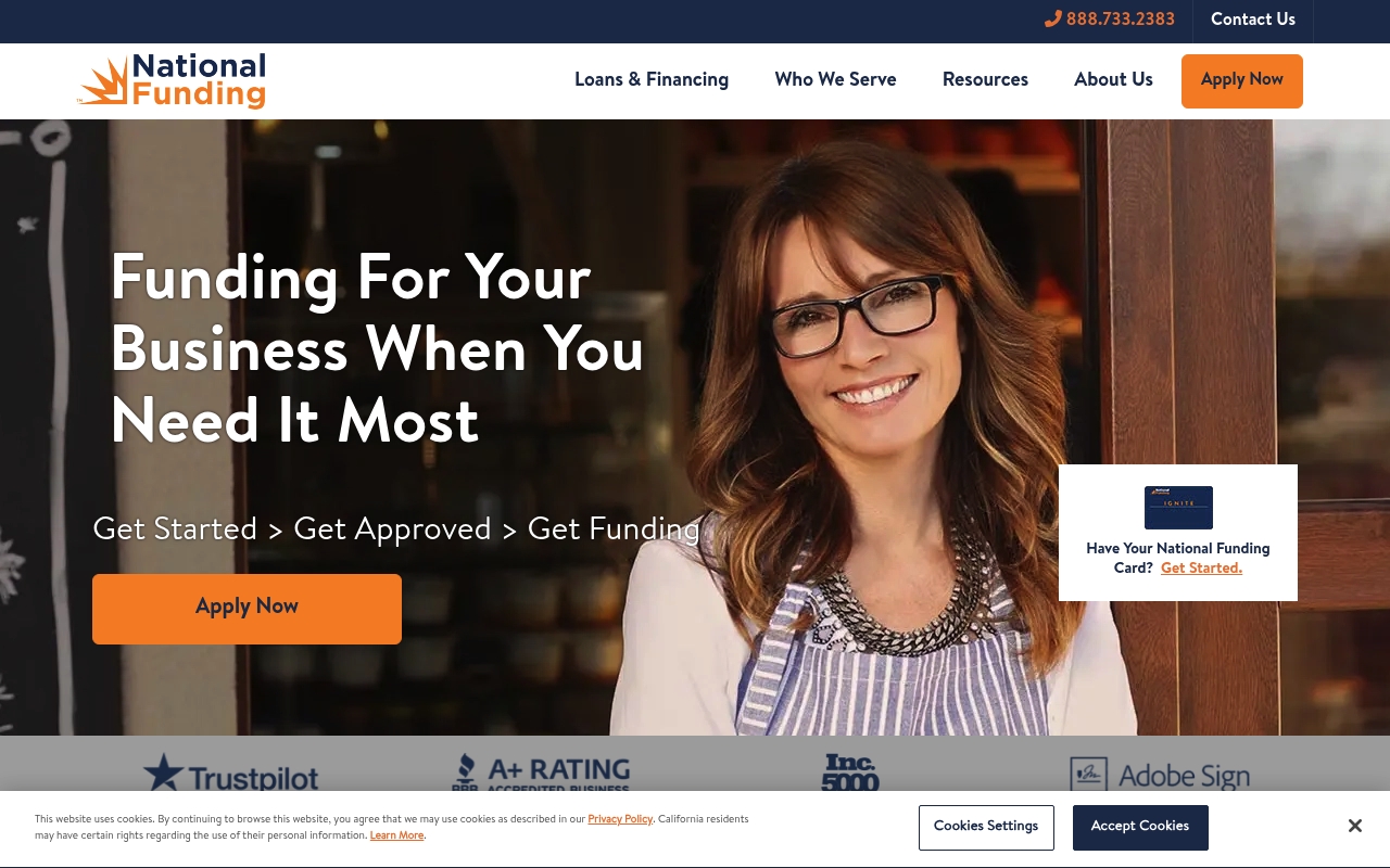 National Funding website