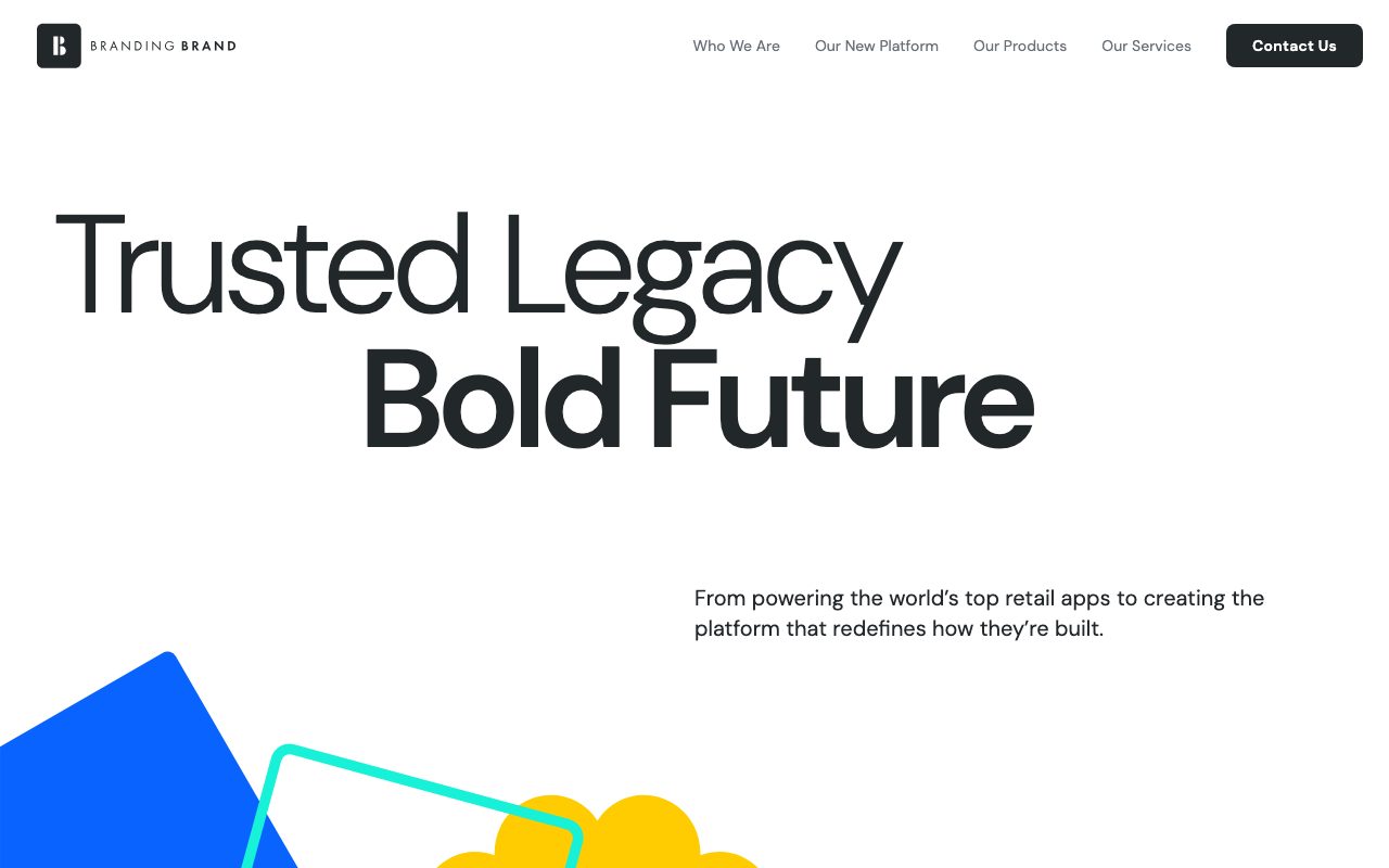Branding Brand website