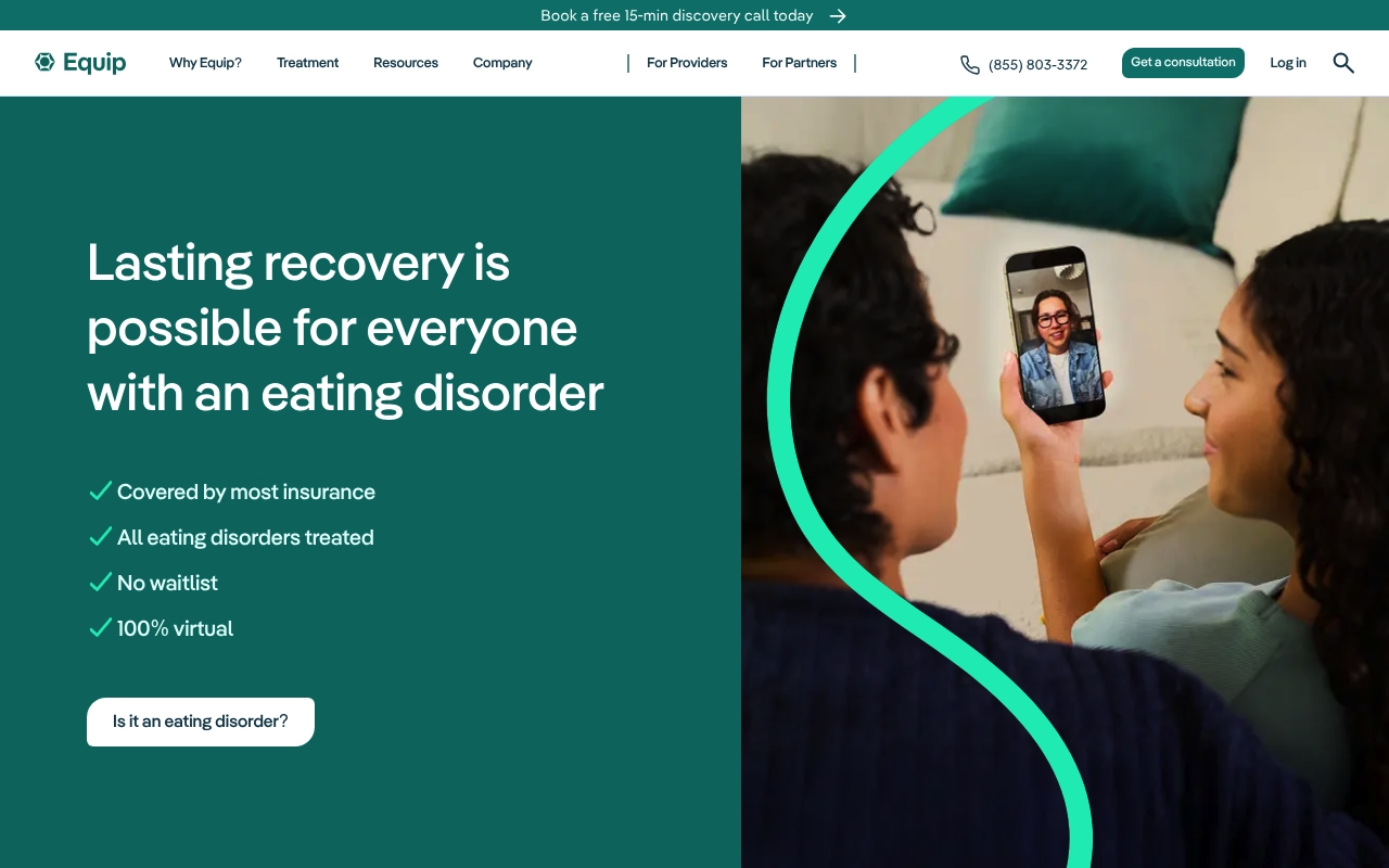 Equip Health website