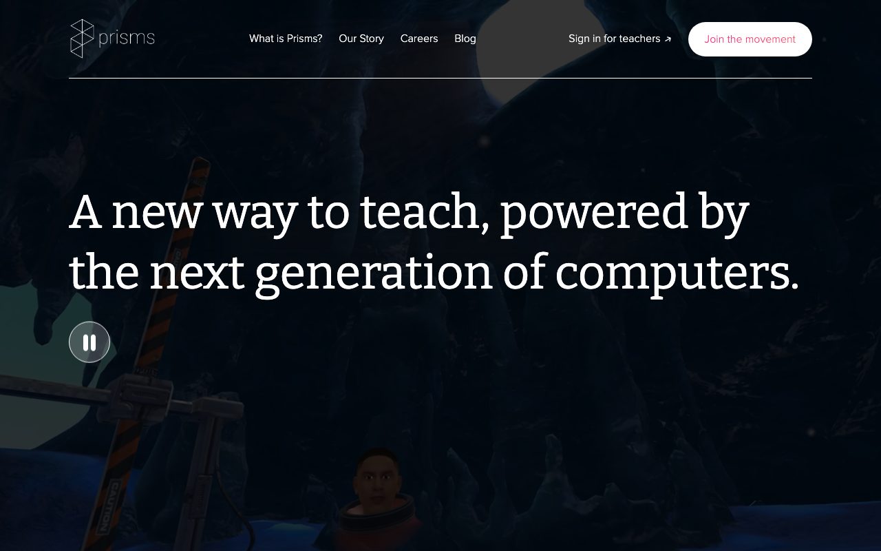 Prisms Of Reality website