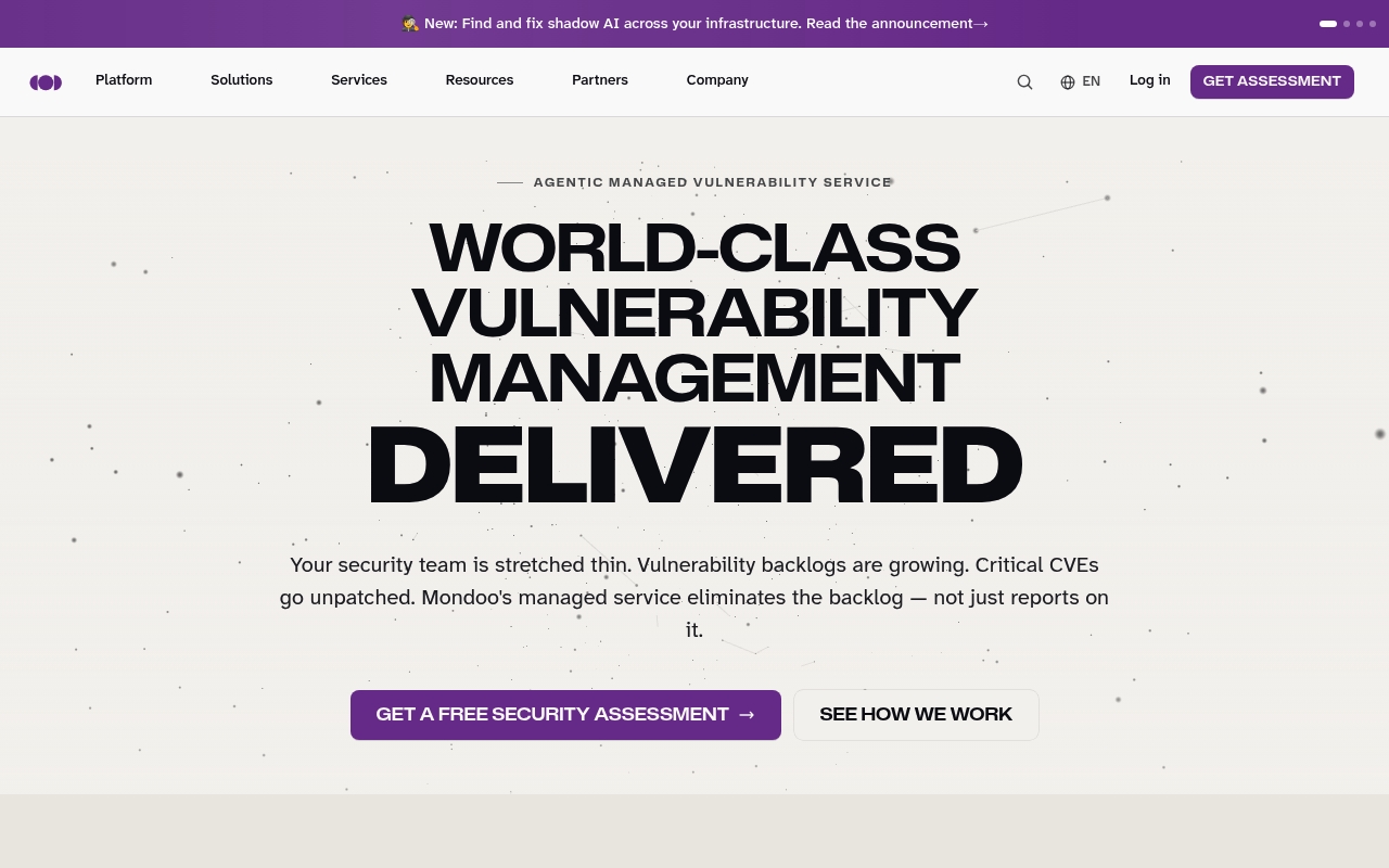 Mondoo website