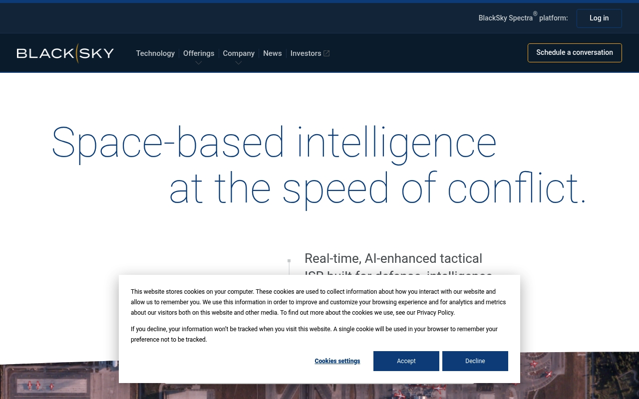 BlackSky website