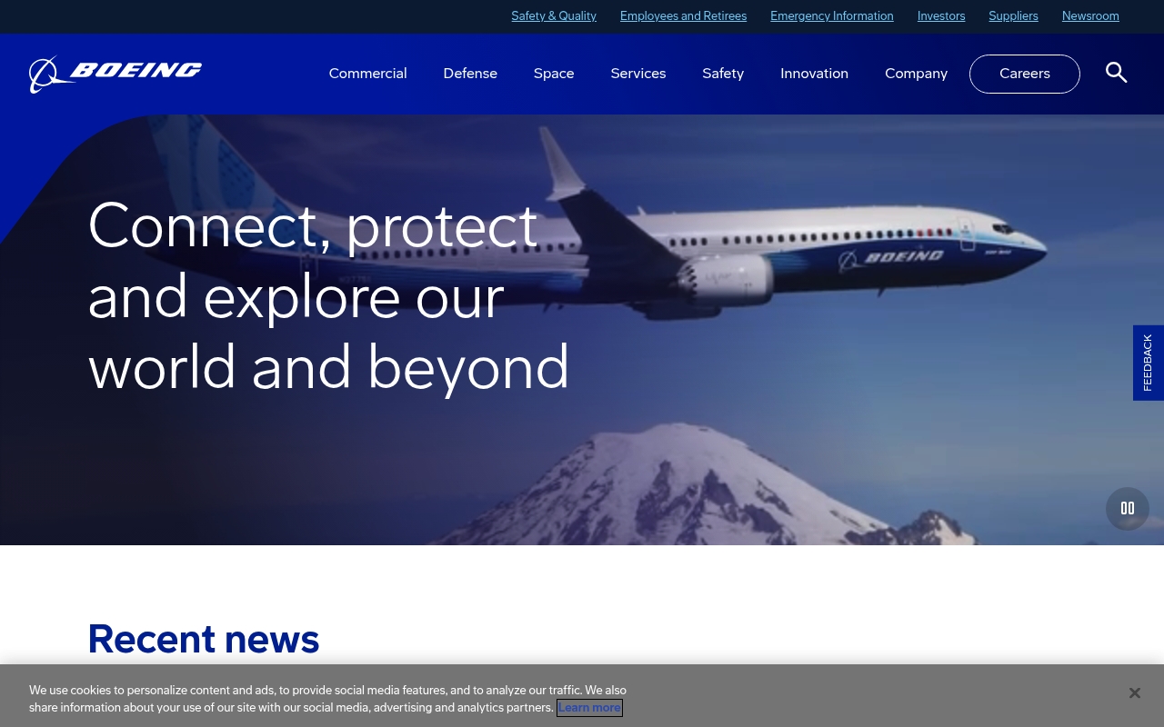 Boeing website