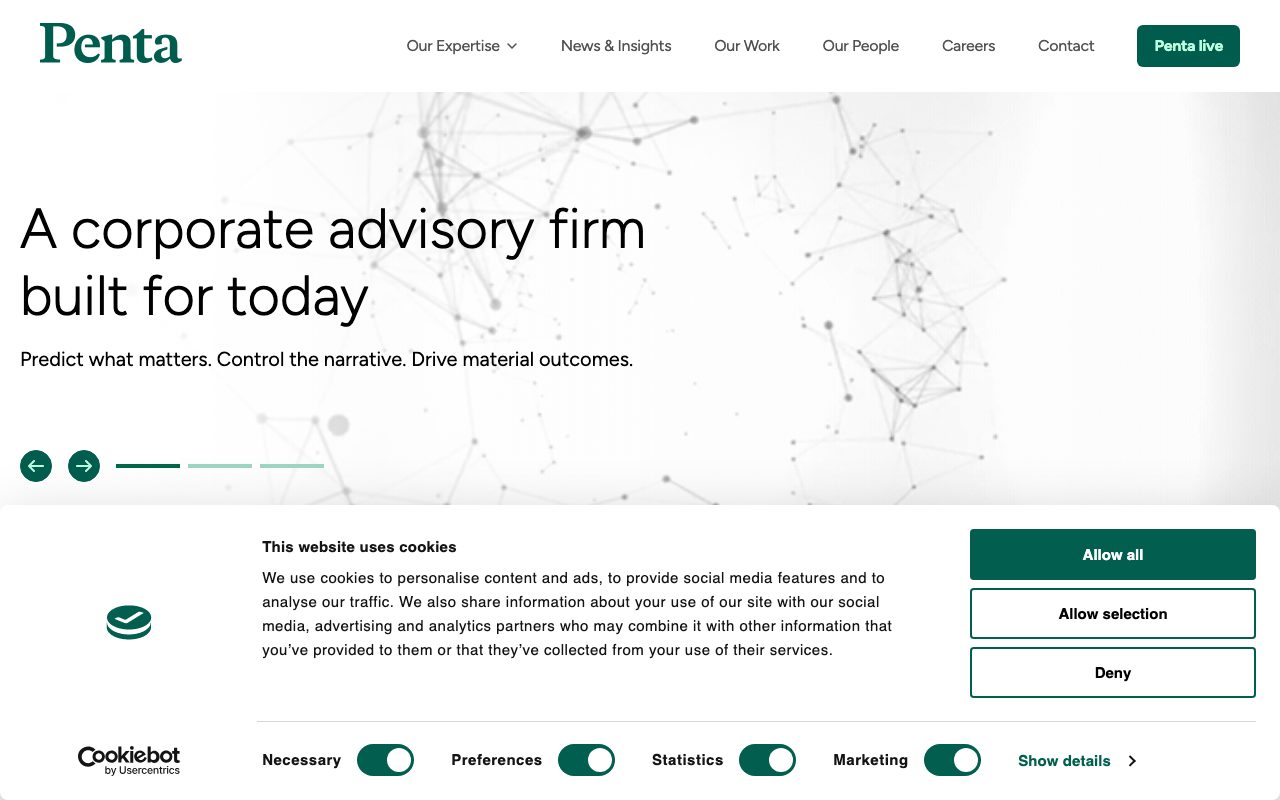Penta website