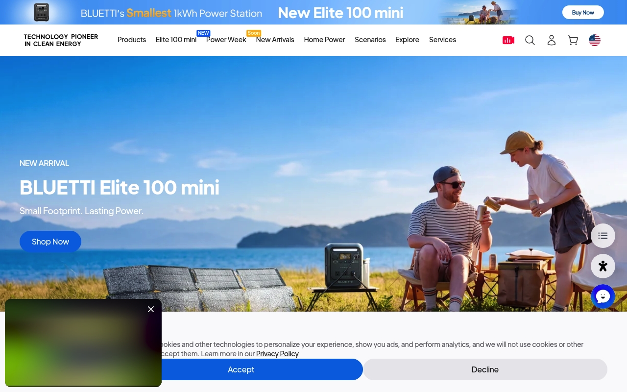 BLUETTI website