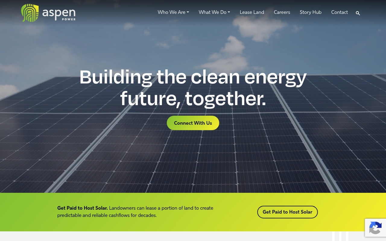 Aspen Power website