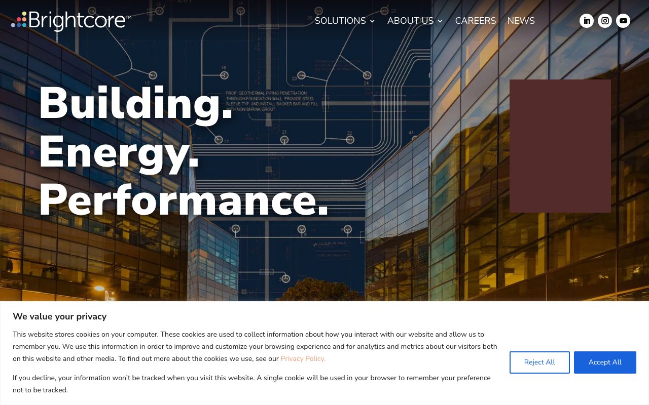 Brightcore Energy website