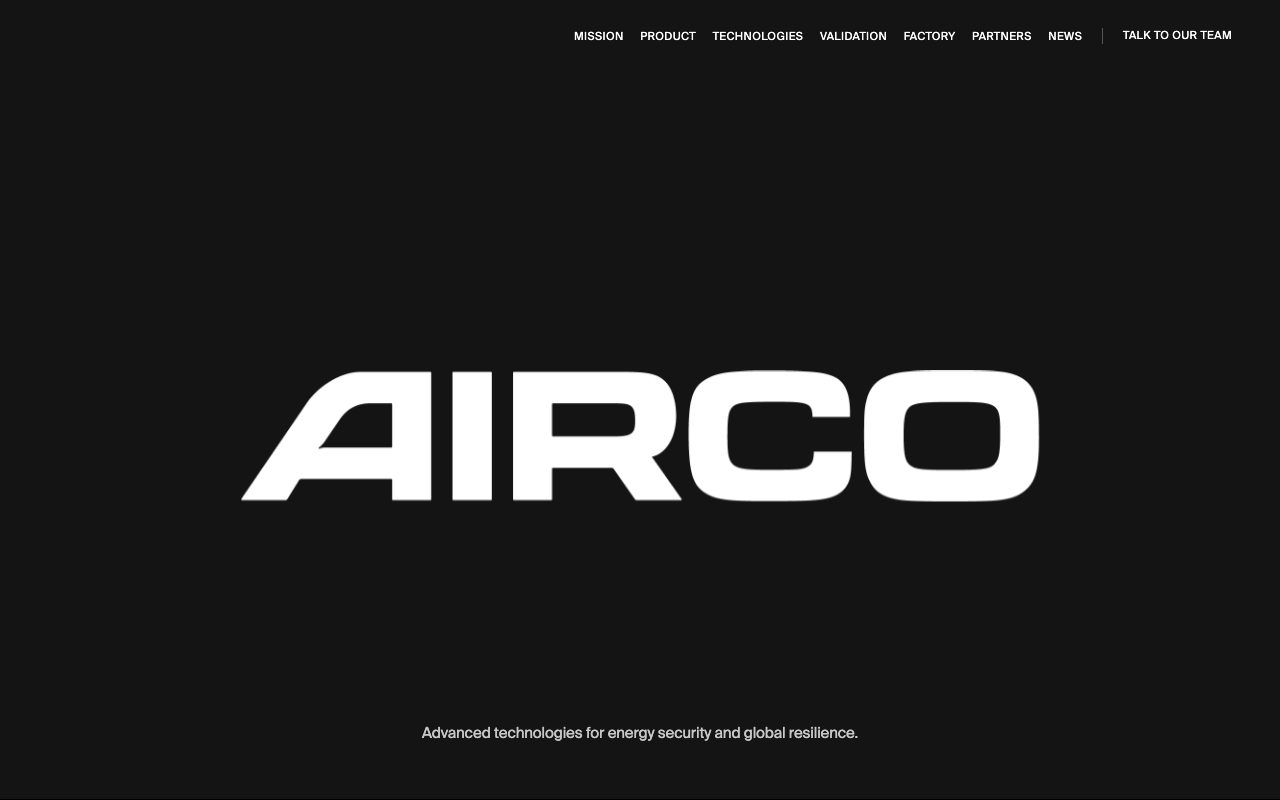 Air Company website