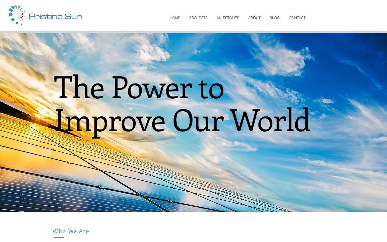 Pristine Sun website