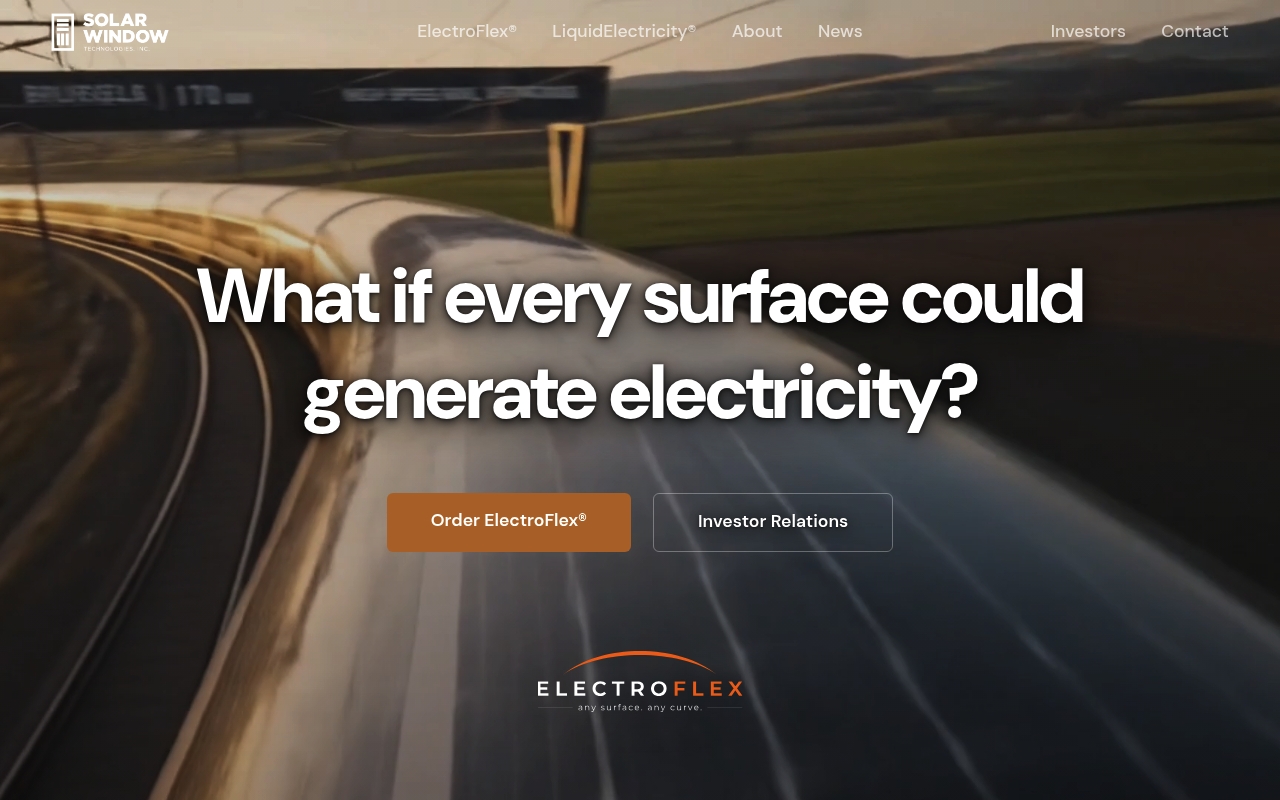 SolarWindow Technologies website