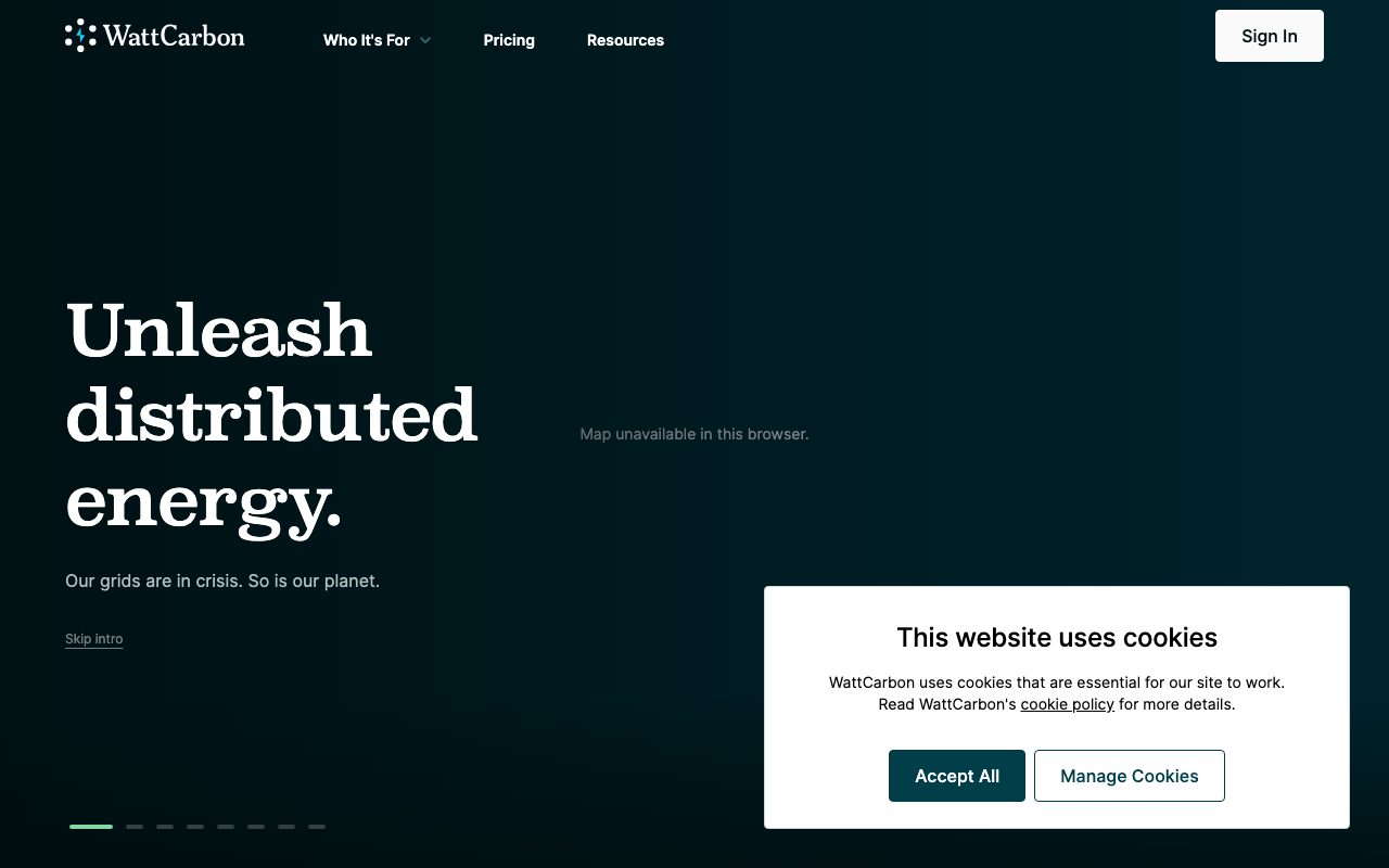 WattCarbon website