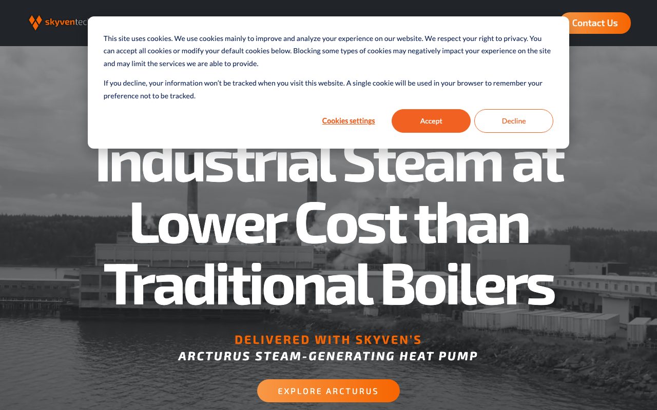 Skyven Technologies website