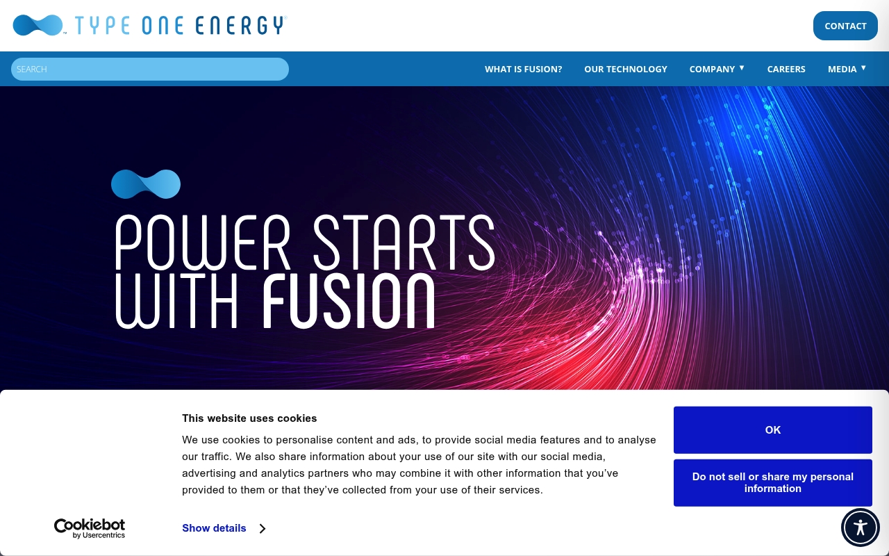 Type One Energy website
