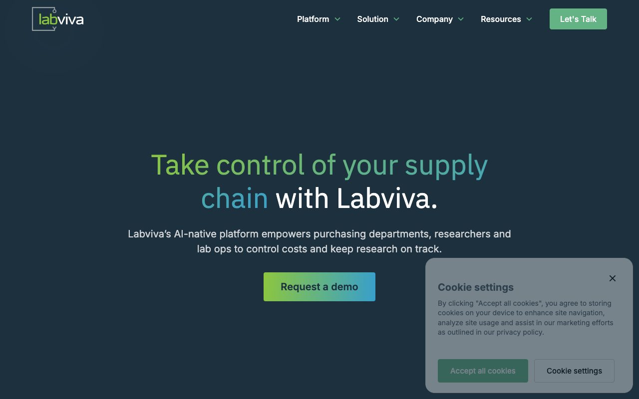 Labviva website