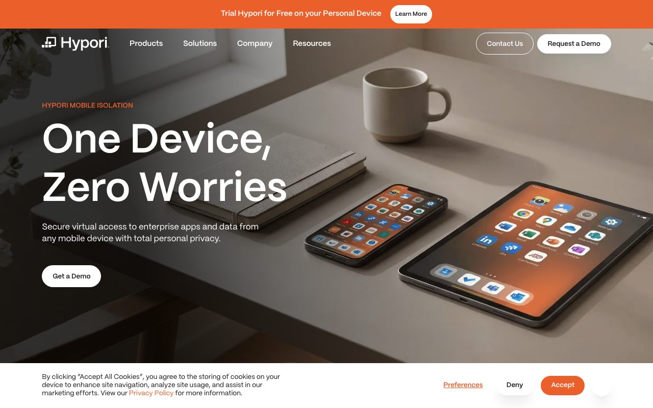 Hypori website