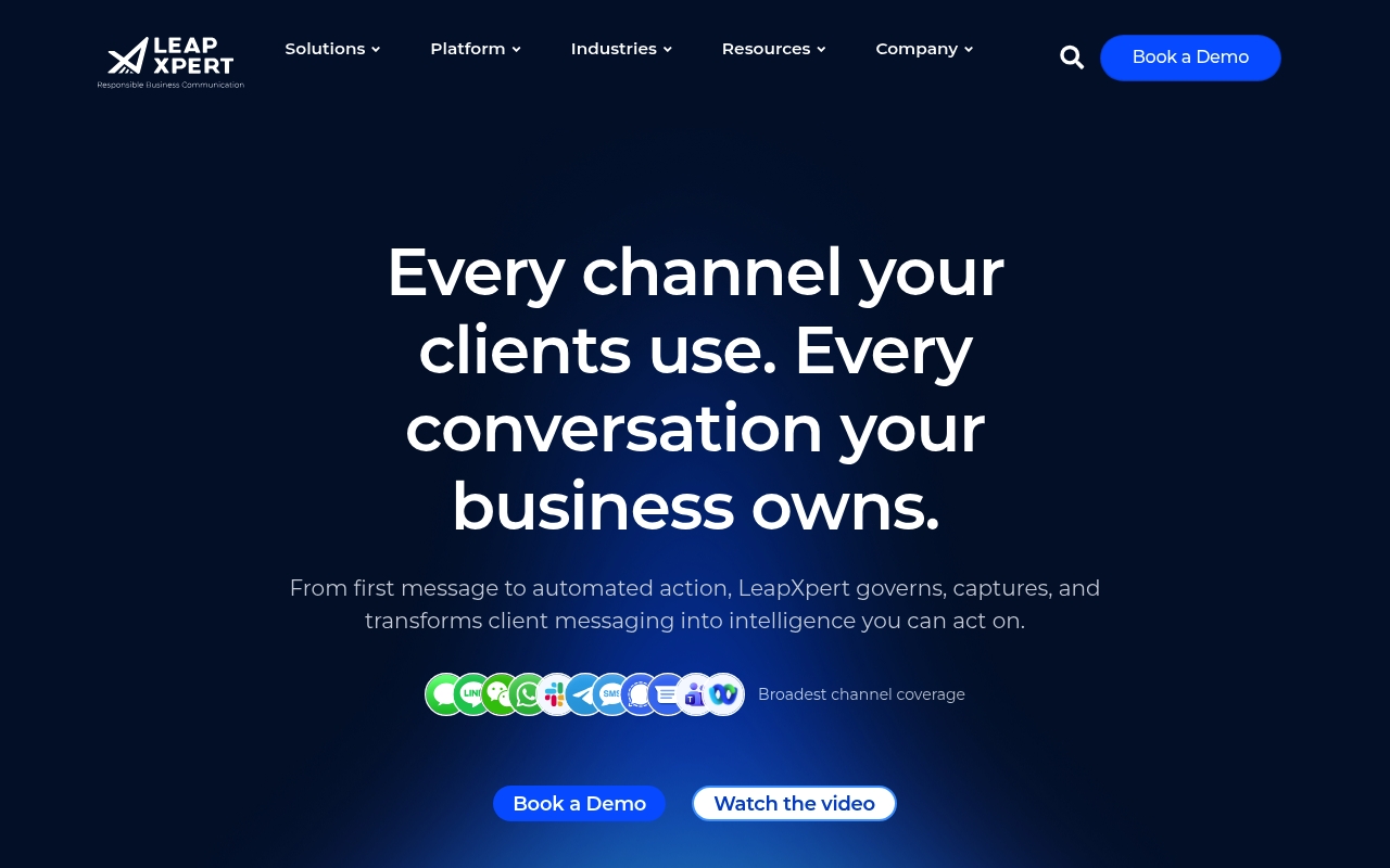LeapXpert website